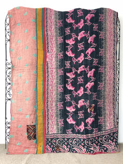 Vintage Kantha Quilt 56