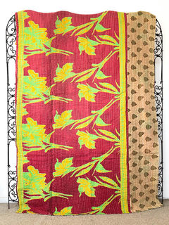 Vintage Kantha Quilt 85