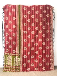 Vintage Kantha Quilt 87