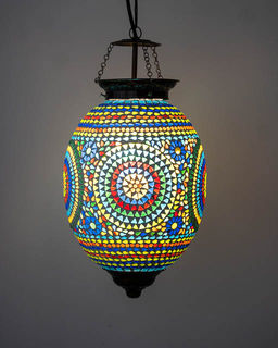 Mosaic Lantern 13