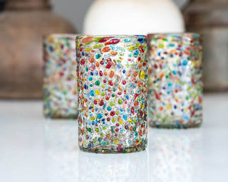 Bejewelled Confetti Tall Glass