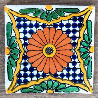 Flor de Pascua Tile