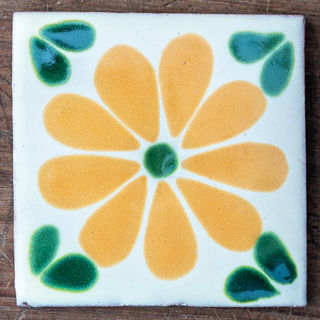 Amapola Gota Tile Amarilla