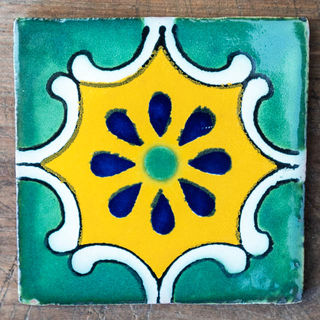 Arabesque Tile Green