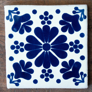 Flor Especial Tile Blue
