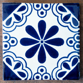 Azul Flower Tile