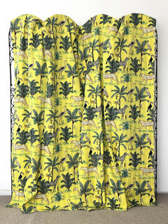Jungle Kantha Quilt Mellow Yellow