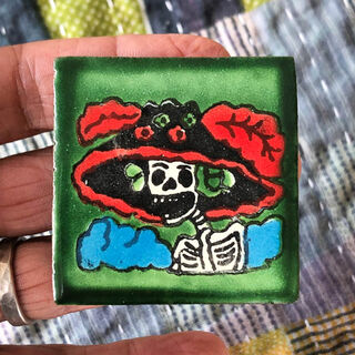 50mm x 50mm Day of the Dead Tile 5