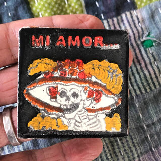 50mm x 50mm Day of the Dead Tile 6