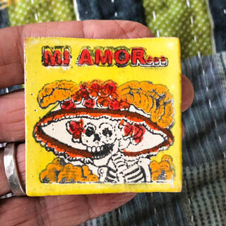 50mm x 50mm Day of the Dead Tile 8