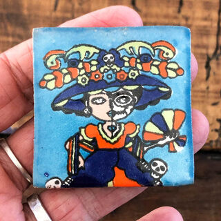 50mm x 50mm Frida Kahlo Tile 8
