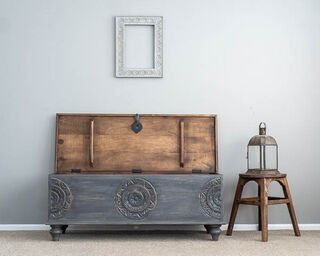 Pondi Blanket Box Grey