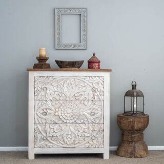 Mandala Drawers White