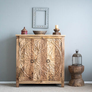 Mandala Circle Sideboard Natural