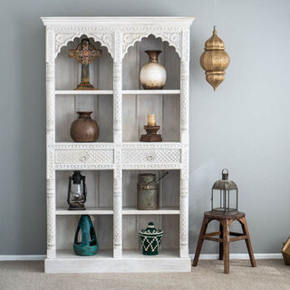 Jaipur Bookshelf White