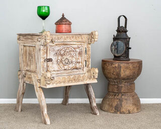Indian Damchiya Bedside Table