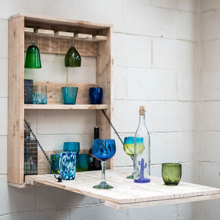 Tiny Home Rustic Wall Bar