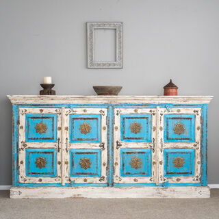 Dasya Blue & White Sideboard