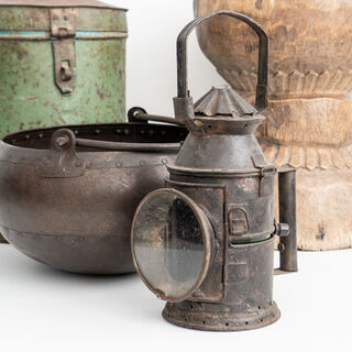 Original Vintage Railway Lantern 