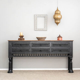 Indali Console Charcoal