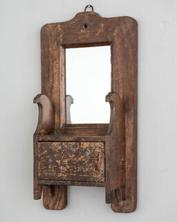 Vintage Key Holder Mirror 10