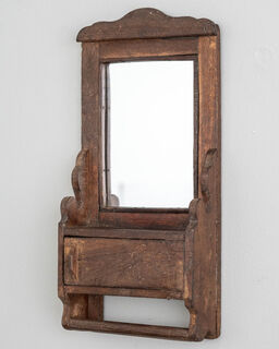 Vintage Key Holder Mirror 17