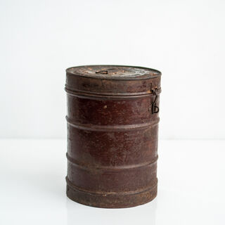 Small Vintage Indian Storage Canister C