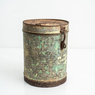 Small Vintage Indian Storage Canister D