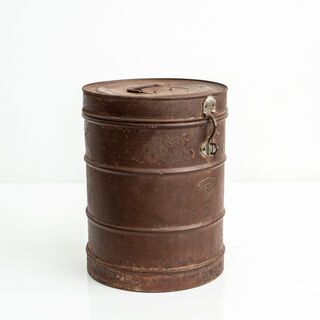 Small Vintage Indian Storage Canister J