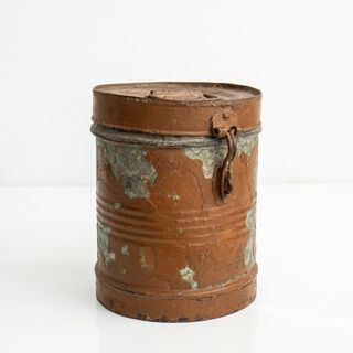 Small Vintage Indian Storage Canister M