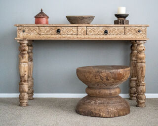Vintage Ukhali Stool Natural C