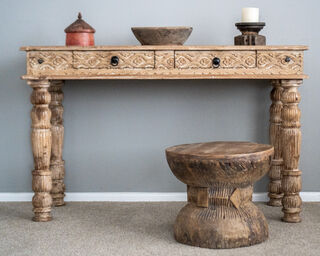 Vintage Ukhali Stool Natural G