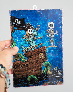 Medium Day of the Dead Plaque 11