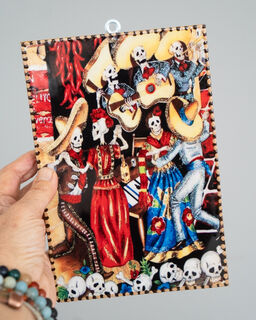 Medium Day of the Dead Plaque 32