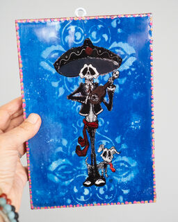 Medium Day of the Dead Plaque 35