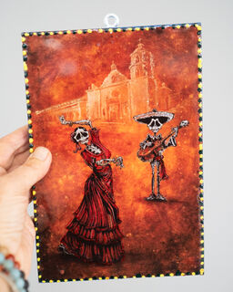 Medium Day of the Dead Plaque 36