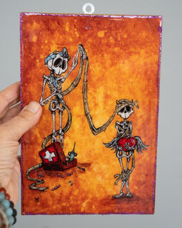 Medium Day of the Dead Plaque 39