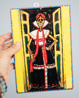 Medium Day of the Dead Plaque 45