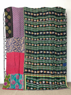 Vintage Kantha Quilt 111