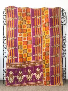 Vintage Kantha Quilt 125