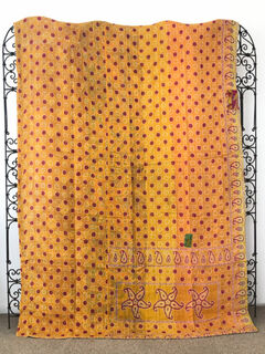 Vintage Kantha Quilt 128