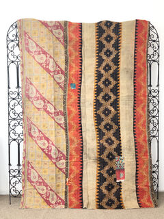 Vintage Kantha Quilt 132