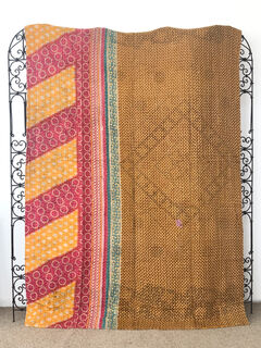 Vintage Kantha Quilt 136