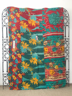 Vintage Kantha Quilt 146