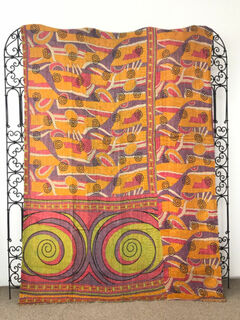 Vintage Kantha Quilt 154