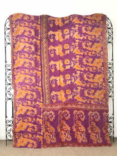 Vintage Kantha Quilt 156