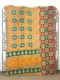 Vintage Kantha Quilt 158