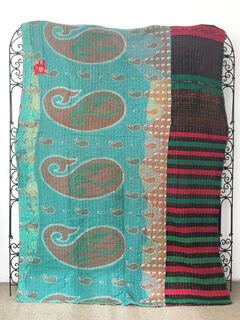 Vintage Kantha Quilt 163