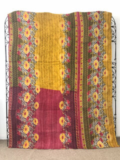 Vintage Kantha Quilt 174