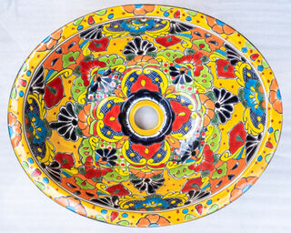 Medium Talavera Hand Basin 40 PRE ORDER